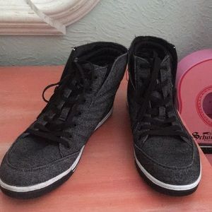 Black polo high tops